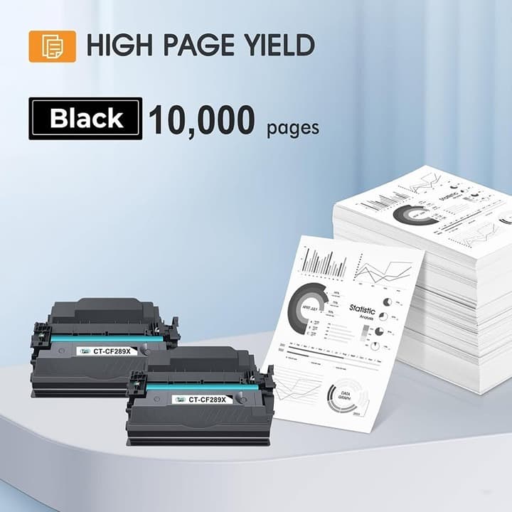 89X 89A CF289X Black Toner 2‐Pack for HP LaserJet Enterprise M507 M528 Series - Thumbnail 8