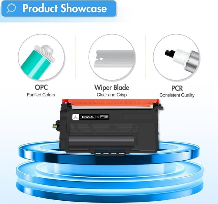 TN920XL TN920 Toner for Brother HL-L6210DW HL-L5210DW High Yield Black 4 Pack - Thumbnail 8