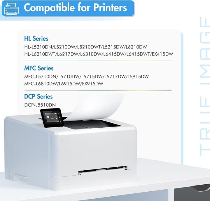 TN920XL TN920 Toner for Brother HL-L6210DW HL-L5210DW High Yield Black 4 Pack - Thumbnail 5