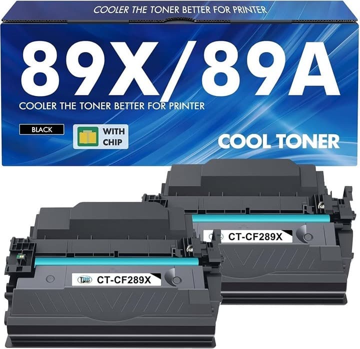 89X 89A CF289X Black Toner 2‐Pack for HP LaserJet Enterprise M507 M528 Series - Thumbnail 6