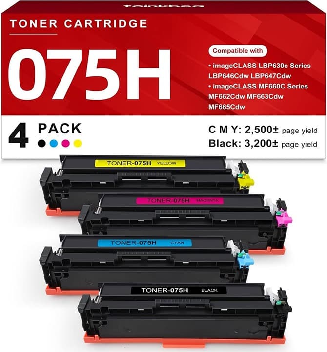 075H High Yield Toner for Canon LBP646Cdw LBP647Cdw MF662Cdw MF663Cdw MF665Cdw 4 - Thumbnail 5