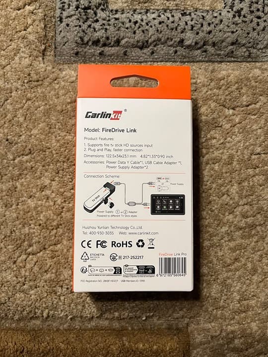 Carlinkit FireDrive Link Pro HDMI Car TV Converter Wireless CarPlay Android Auto - Thumbnail 2