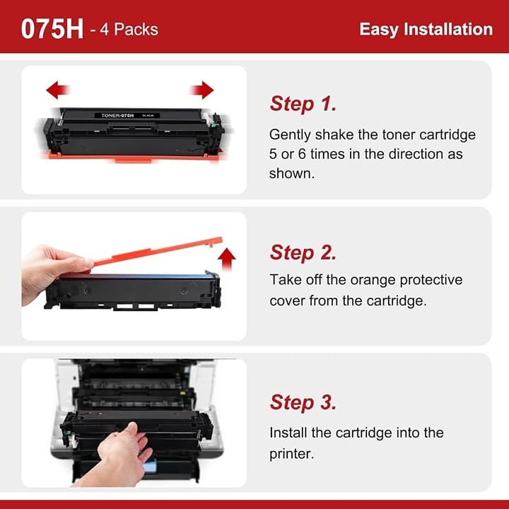 075H High Yield Toner for Canon LBP646Cdw LBP647Cdw MF662Cdw MF663Cdw MF665Cdw 4 - Thumbnail 9