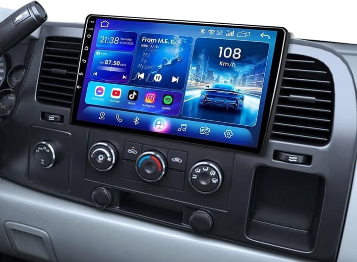 10.1" 5G WiFi Car Stereo CarPlay Android Auto GPS BT FM SWC 2+32GB 1280×800 AHD - Thumbnail 3