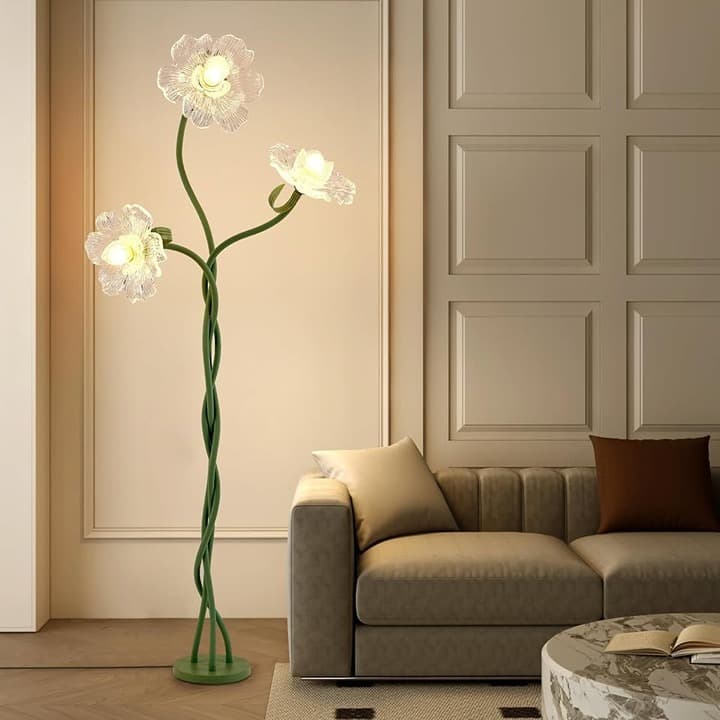 Ecoillumix Adjustable 3-Light Floor Lamp with Gooseneck & 3 Color Modes - Thumbnail 9