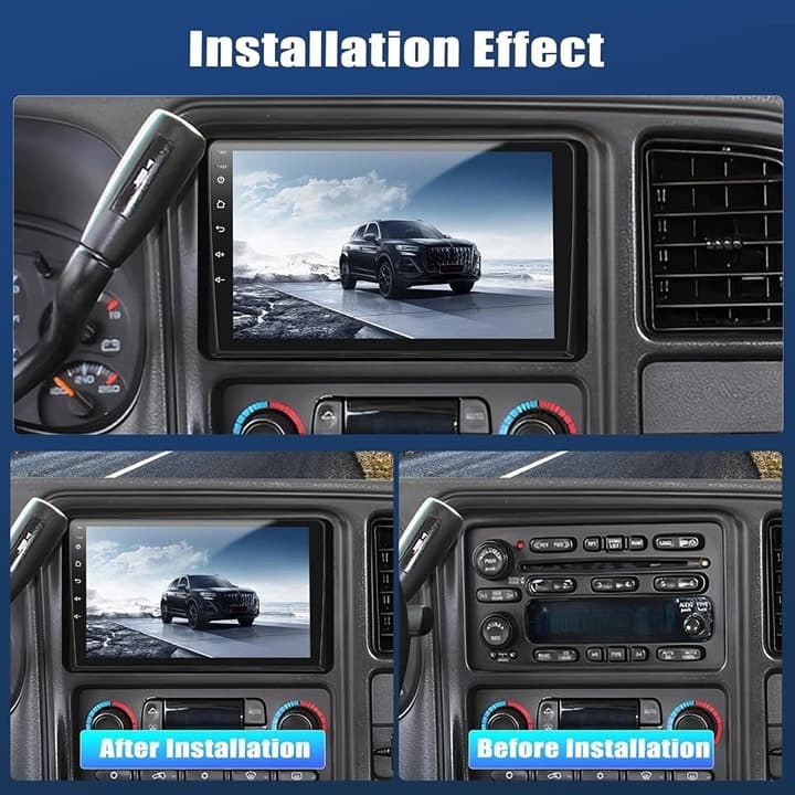 TukboTech Android 13 7" Car Stereo GMC Chevy 2003–2006 CarPlay Android Auto Cam - Thumbnail 5