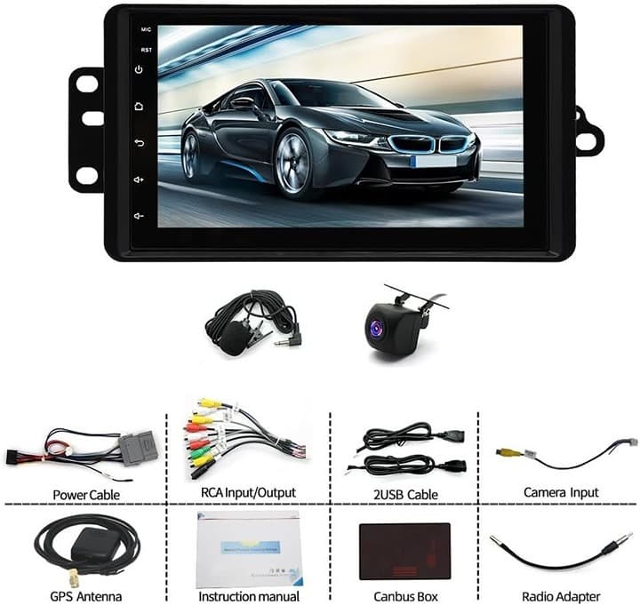 TukboTech Android 13 7" Car Stereo GMC Chevy 2003–2006 CarPlay Android Auto Cam - Thumbnail 9