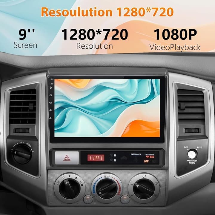 AWESAFE 9" 5G WiFi Car Radio for Toyota Tacoma 2005-2015 CarPlay Android Auto GP - Thumbnail 6