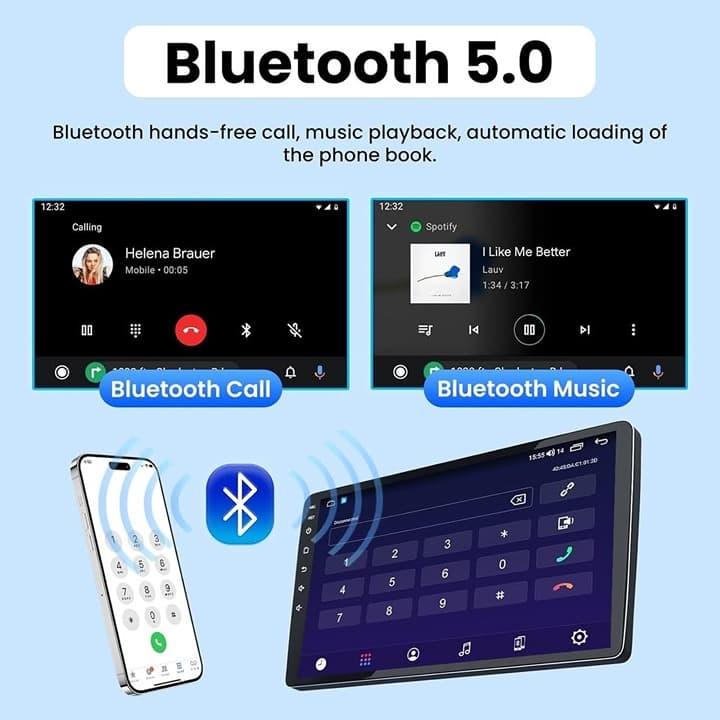 Toyota Camry 2015-2017 10" Android Car Stereo 64G CarPlay Android Auto GPS WiFi - Thumbnail 8