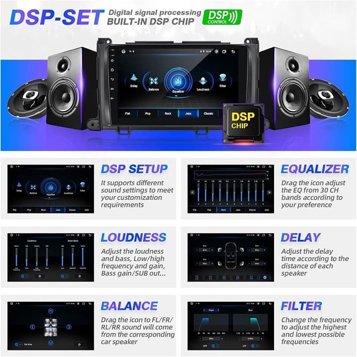 9" Android Car Stereo Navi CarPlay Android Auto for Toyota Sienna 2011-2014 - Thumbnail 8
