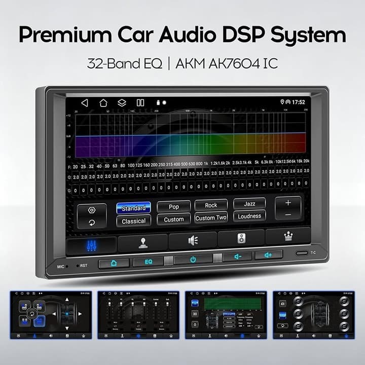WENMENGDE 7" Android 13 Double DIN Car Stereo 2+32G Wireless CarPlay Android Aut - Thumbnail 8
