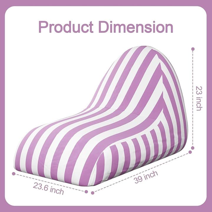 COMAX Kids Bean Bag Chair With Filler - Thumbnail 6