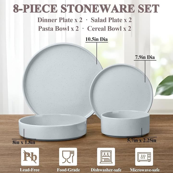 Herogo Stoneware Dinnerware Set - Thumbnail 9