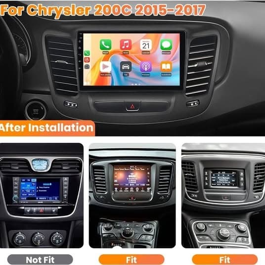 AWESAFE 9" Android 13 Touch Car Stereo for Chrysler 200/200C 2015–2017 with CarP - Thumbnail 6