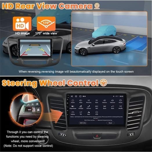 AWESAFE 9" Android 13 Touch Car Stereo for Chrysler 200/200C 2015–2017 with CarP - Thumbnail 3