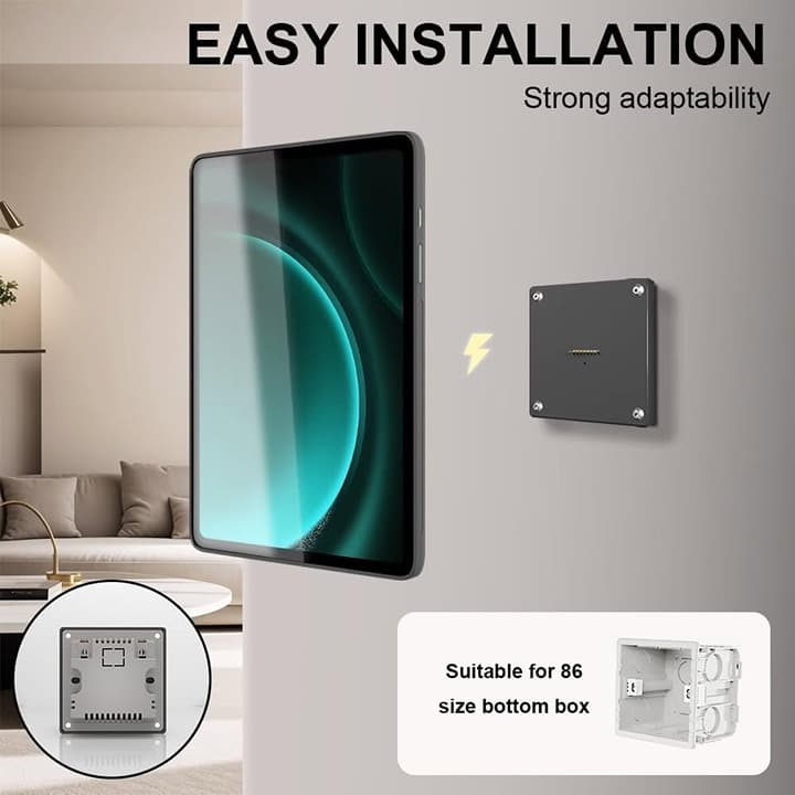 Wall Mount Charging Kit for Galaxy Tab S9/S9 FE/S10 FE (10.9") - Thumbnail 7