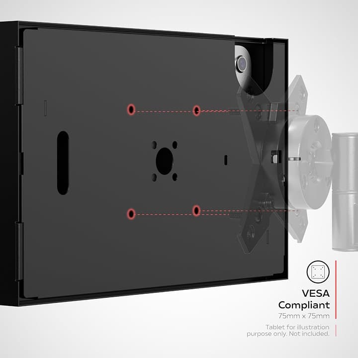 Anti-Theft Wall Mount for iPad 10th Gen 10.9" & A16 11" – Lockable Tablet Holder - Thumbnail 8