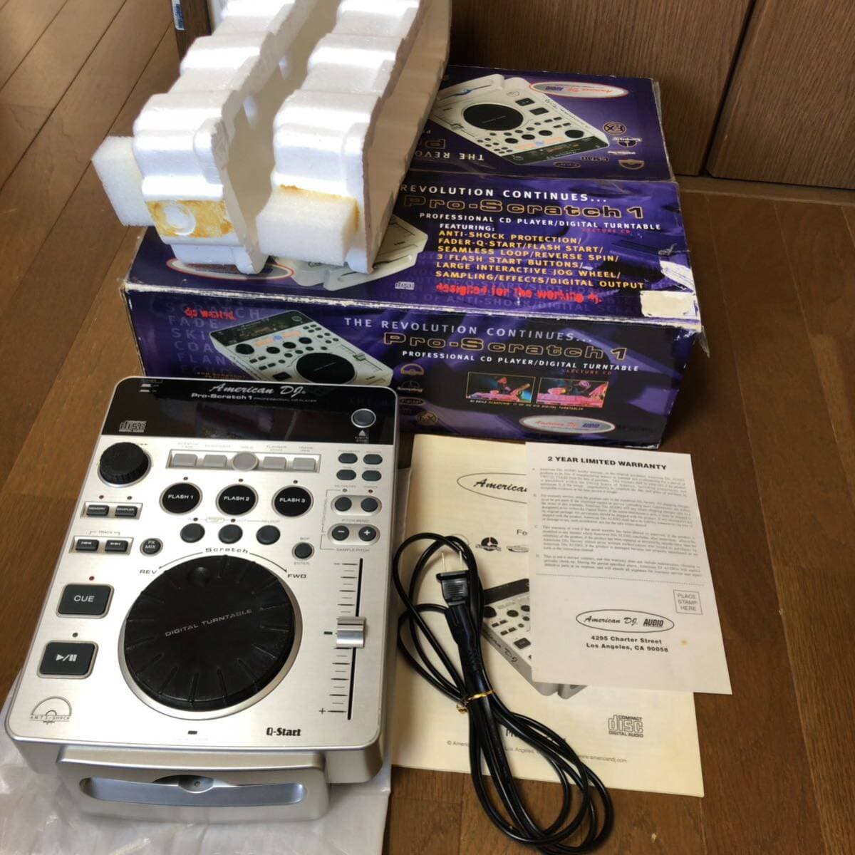 American DJ Pro-Scratch 1 CD Player Digital Turntable
