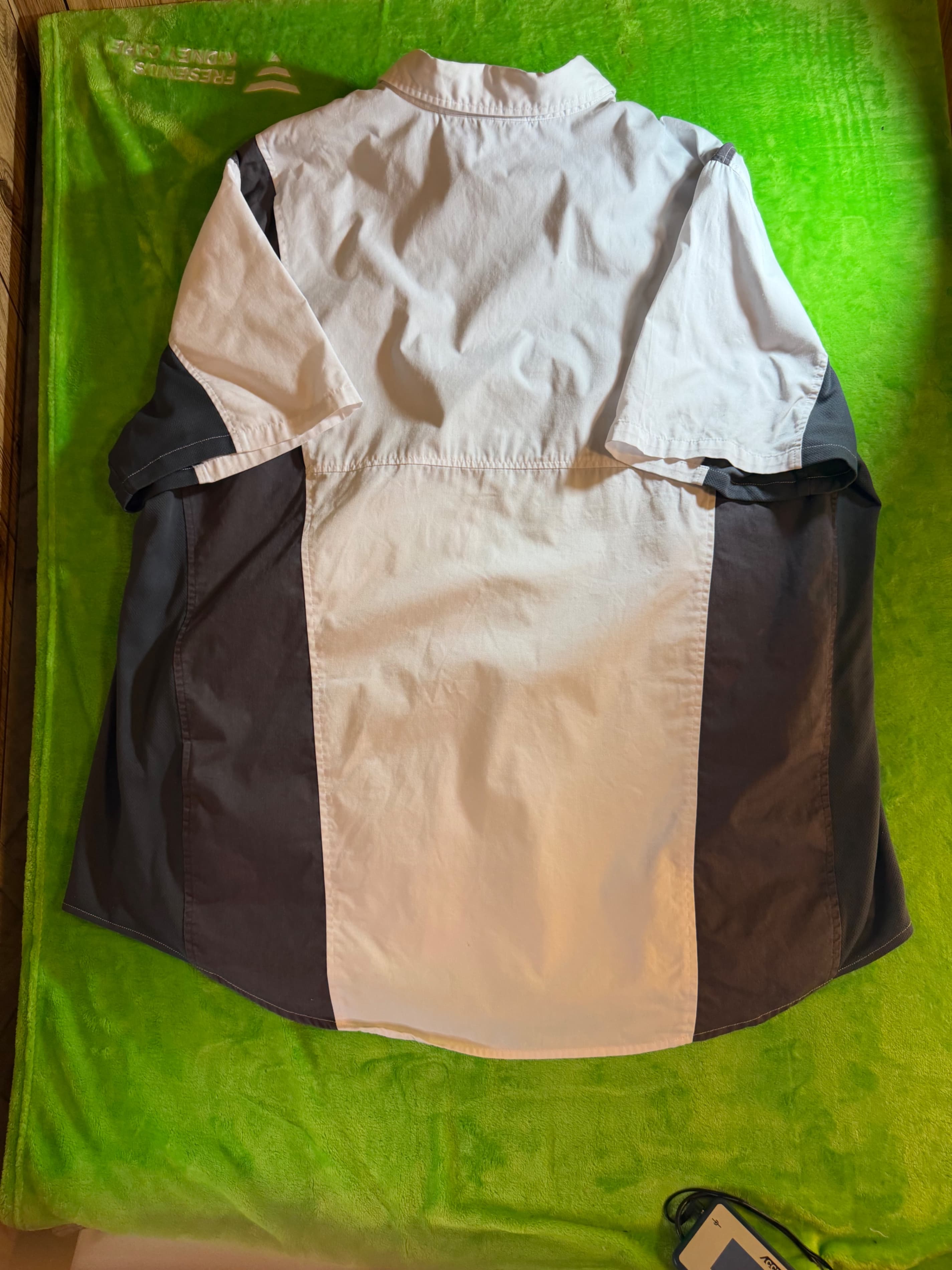 Harley Davidson H-D Performance #1 Skull Shirt Mens 3XL White Gray Colorblock - Thumbnail 2