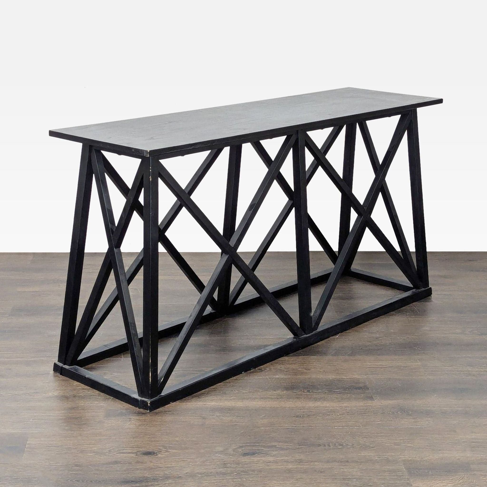 Target Wood Geometric Frame Console Table - Thumbnail 2