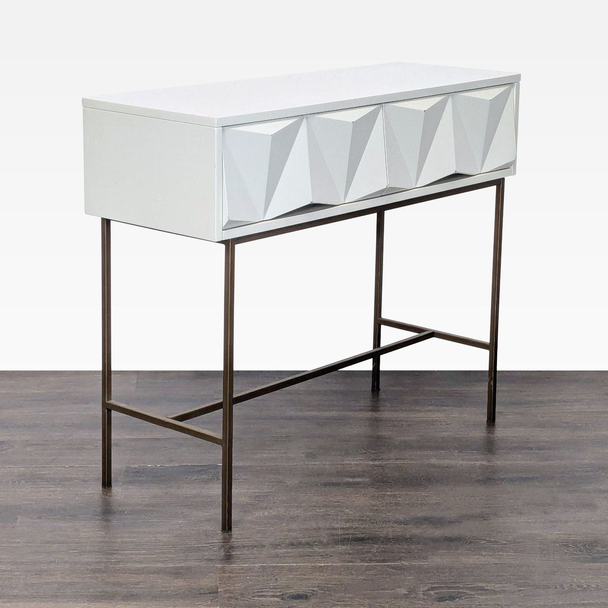 West Elm Sculpted Geo Console - Thumbnail 2
