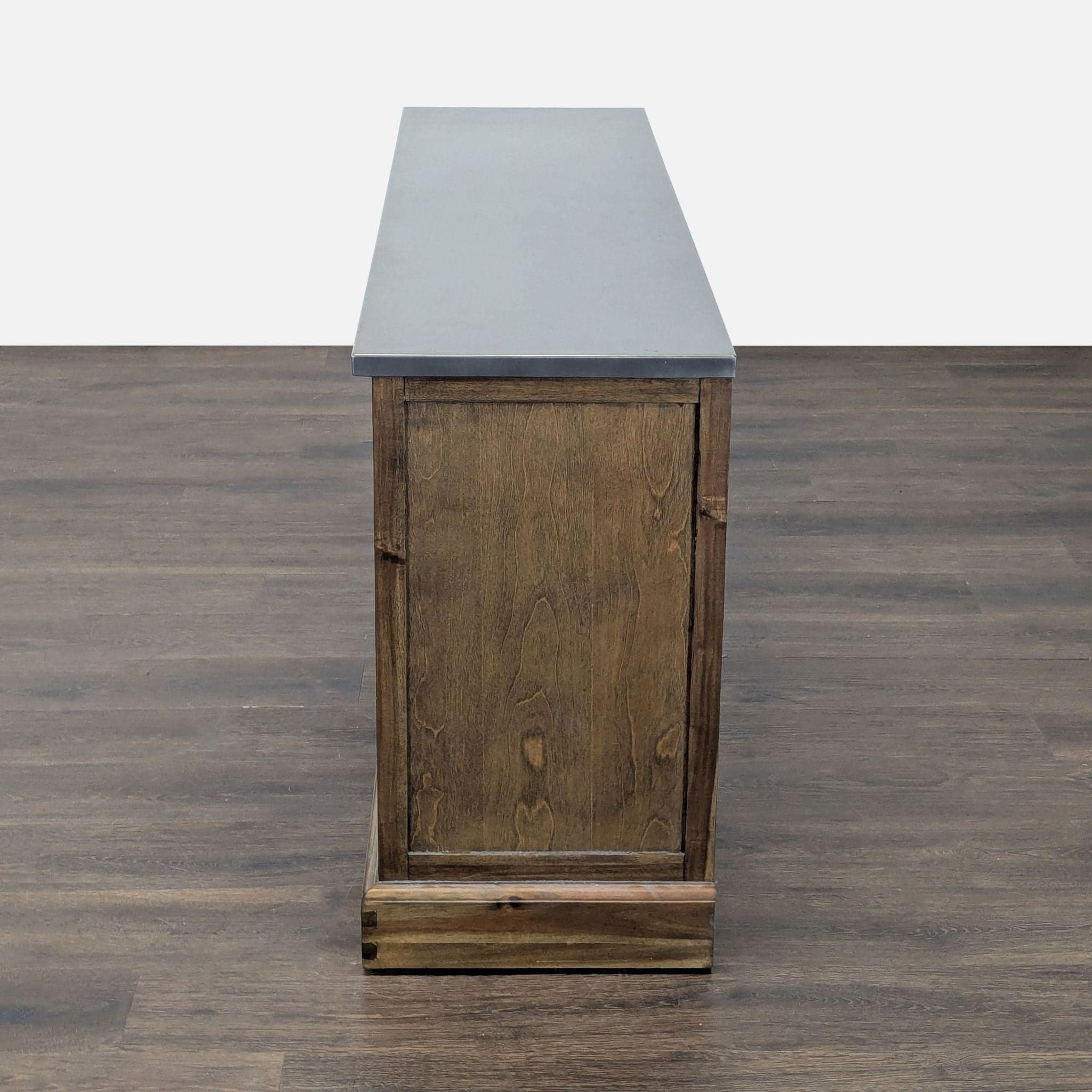 World Market Wood and Metal Media Console - Thumbnail 3