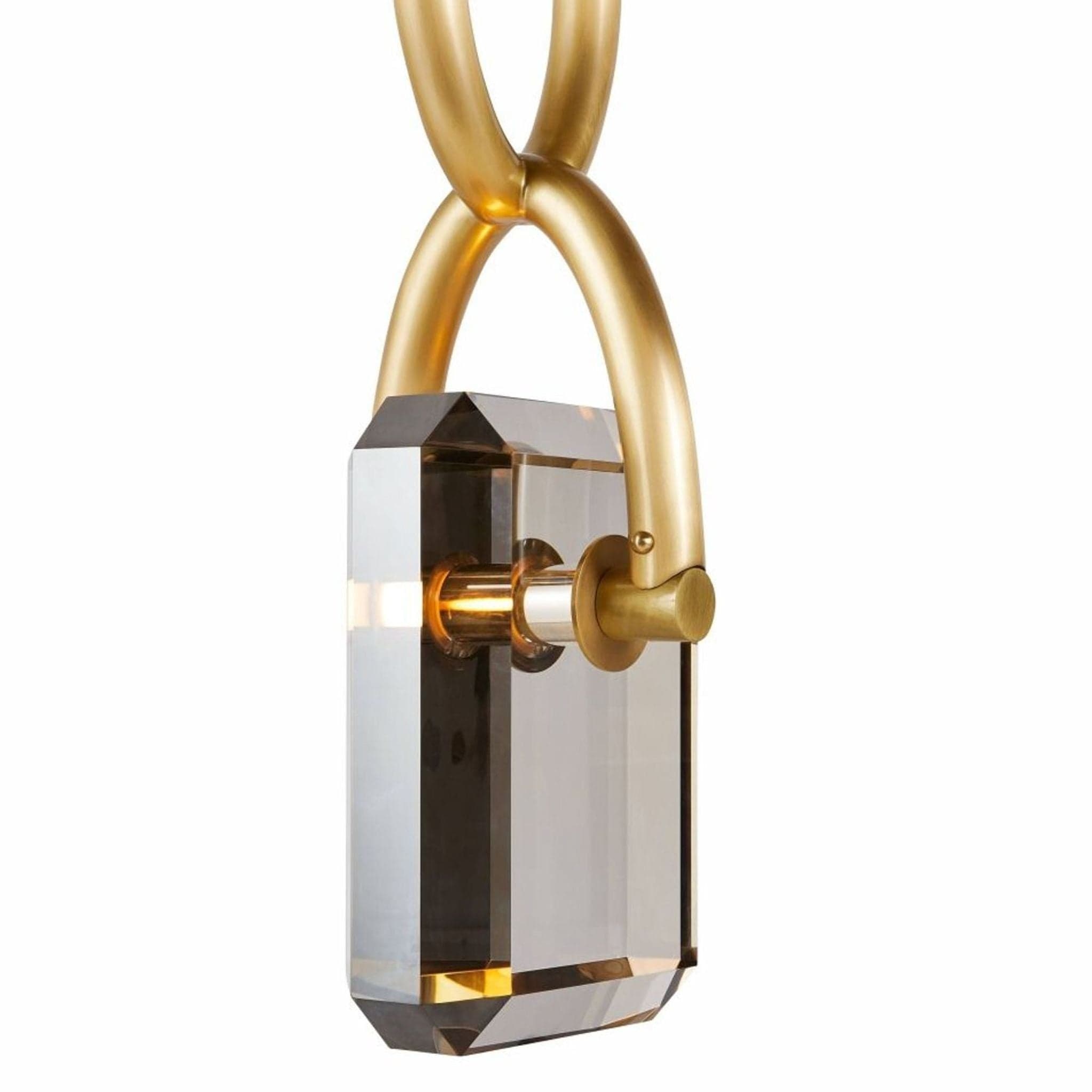 Arteriors Home Estate Gold Pendant Light with Crystal Accent - Thumbnail 2