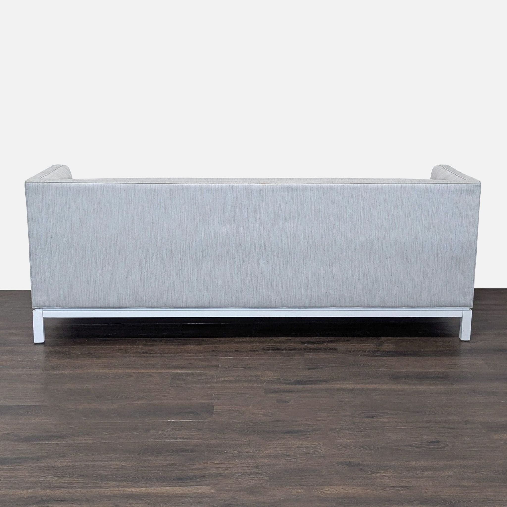 Jonathan Adler Modern 3-Seat Sofa in Light Grey Upholstery - Thumbnail 7