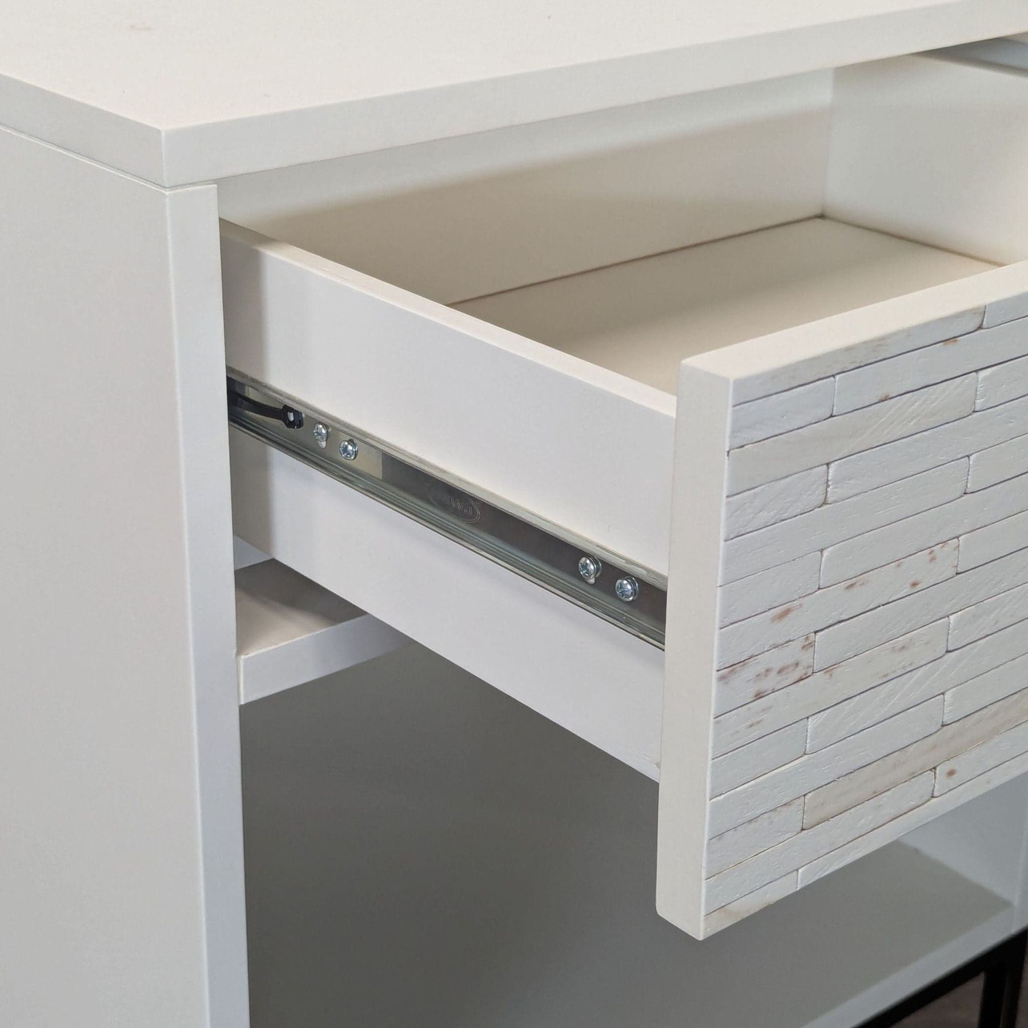West Elm Wood Tiled Nightstand - Thumbnail 6