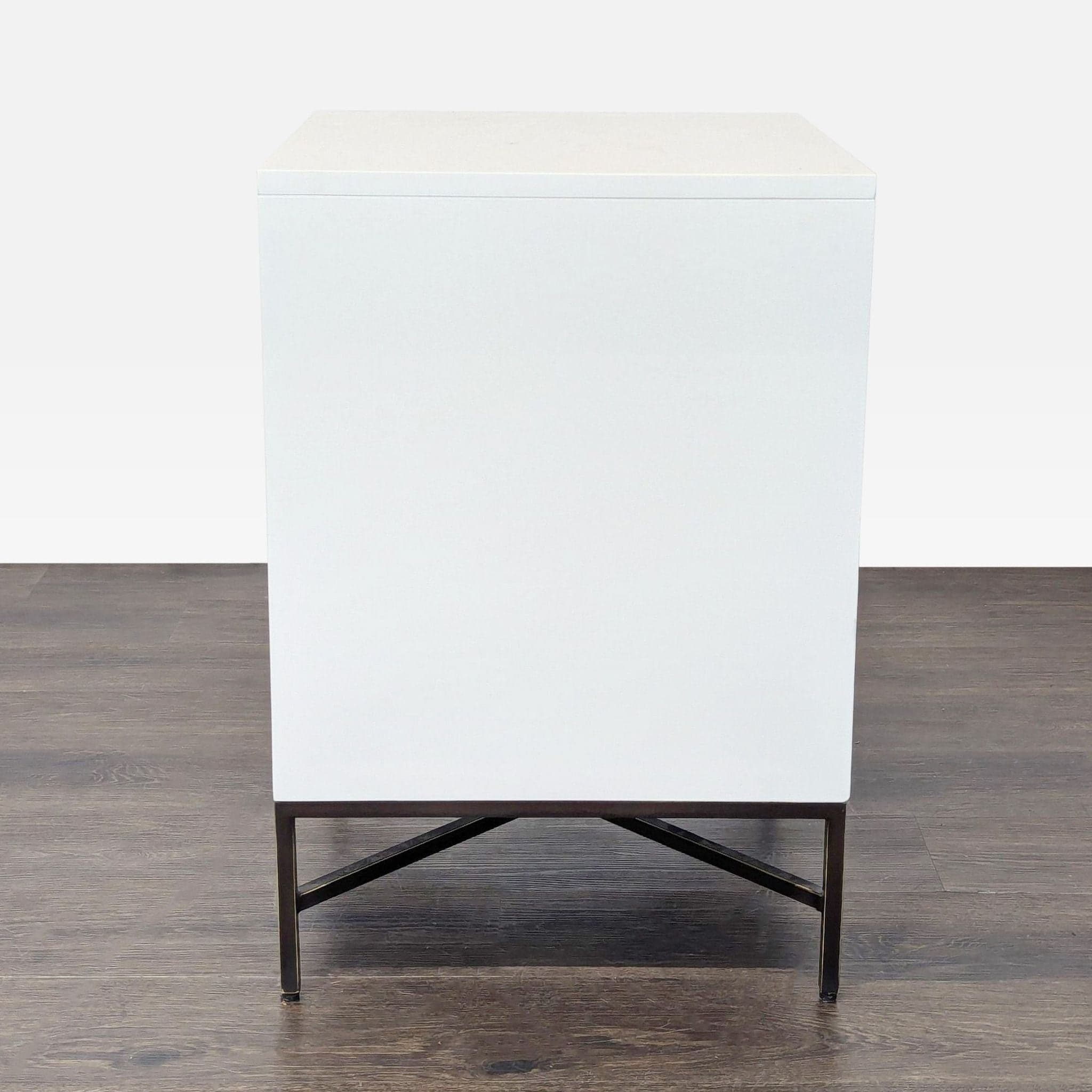 West Elm Wood Tiled Nightstand - Thumbnail 4