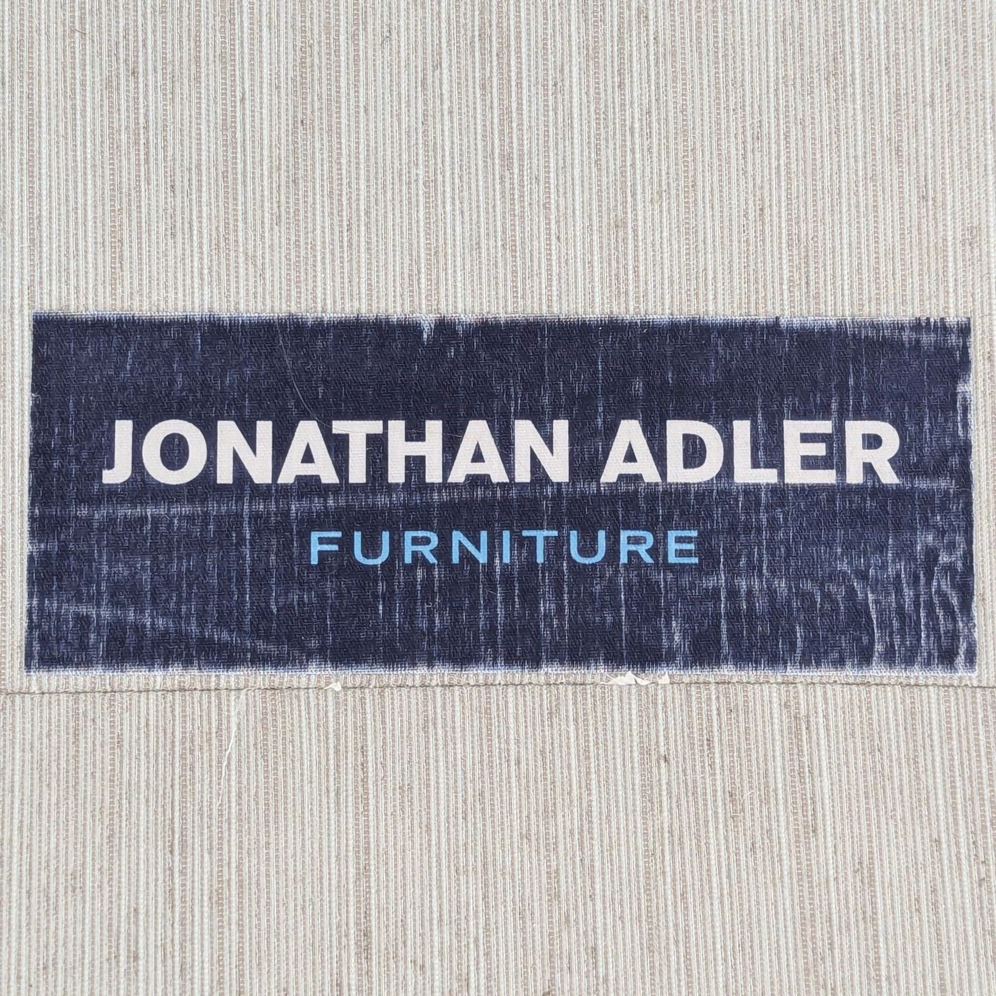 Jonathan Adler Modern 3-Seat Sofa in Light Grey Upholstery - Thumbnail 5