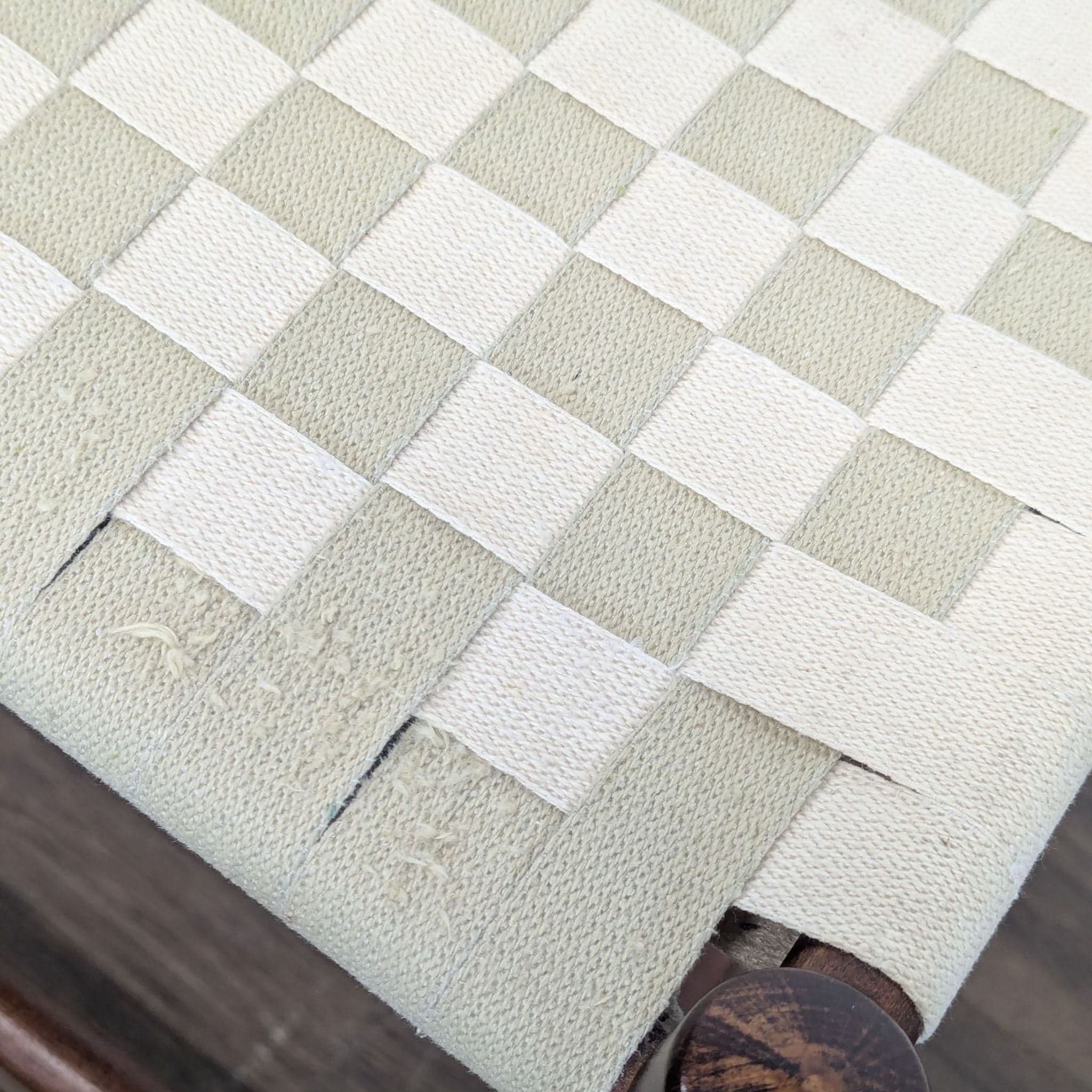 Wood Bench with Webbing Top - Thumbnail 6