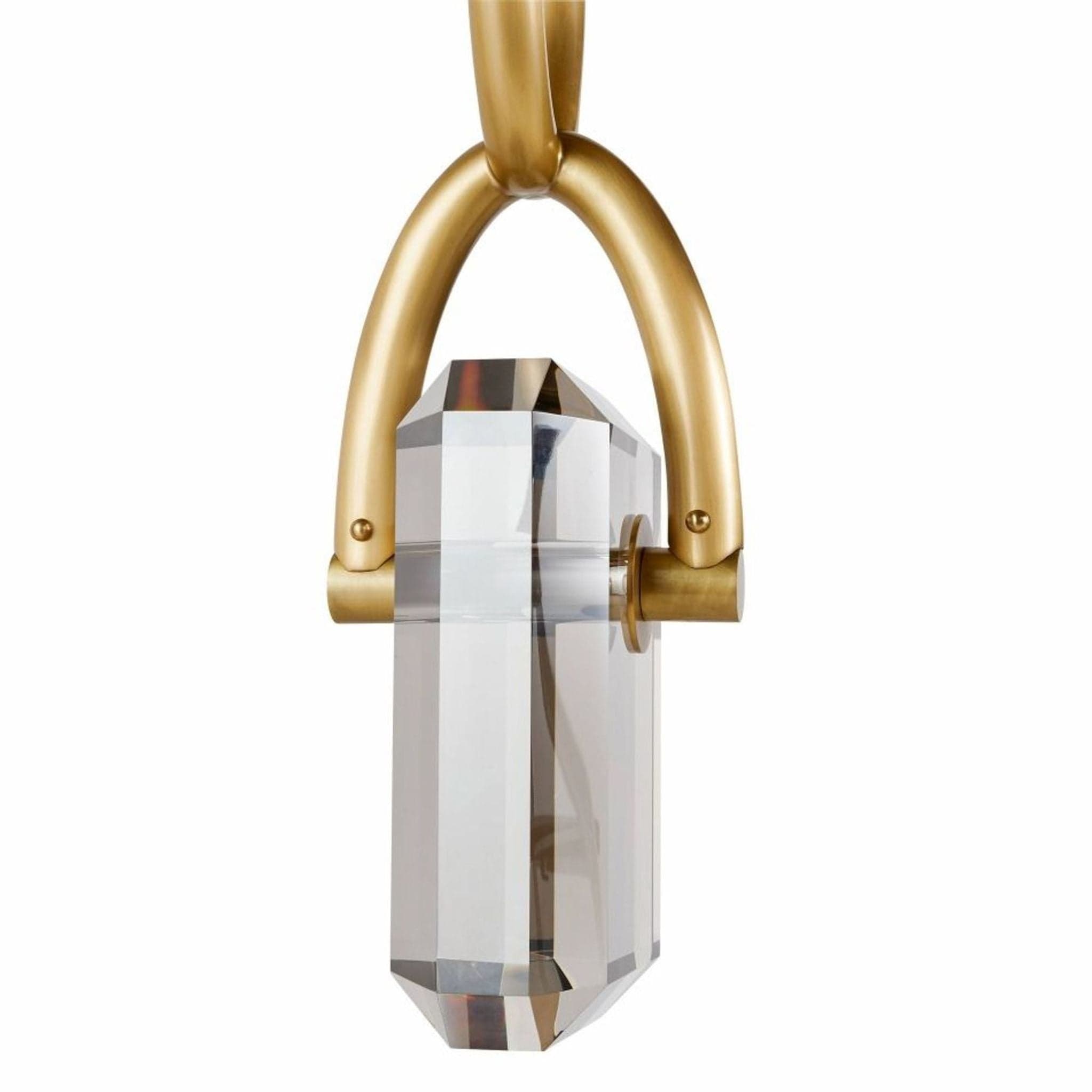 Arteriors Home Estate Gold Pendant Light with Crystal Accent - Thumbnail 5