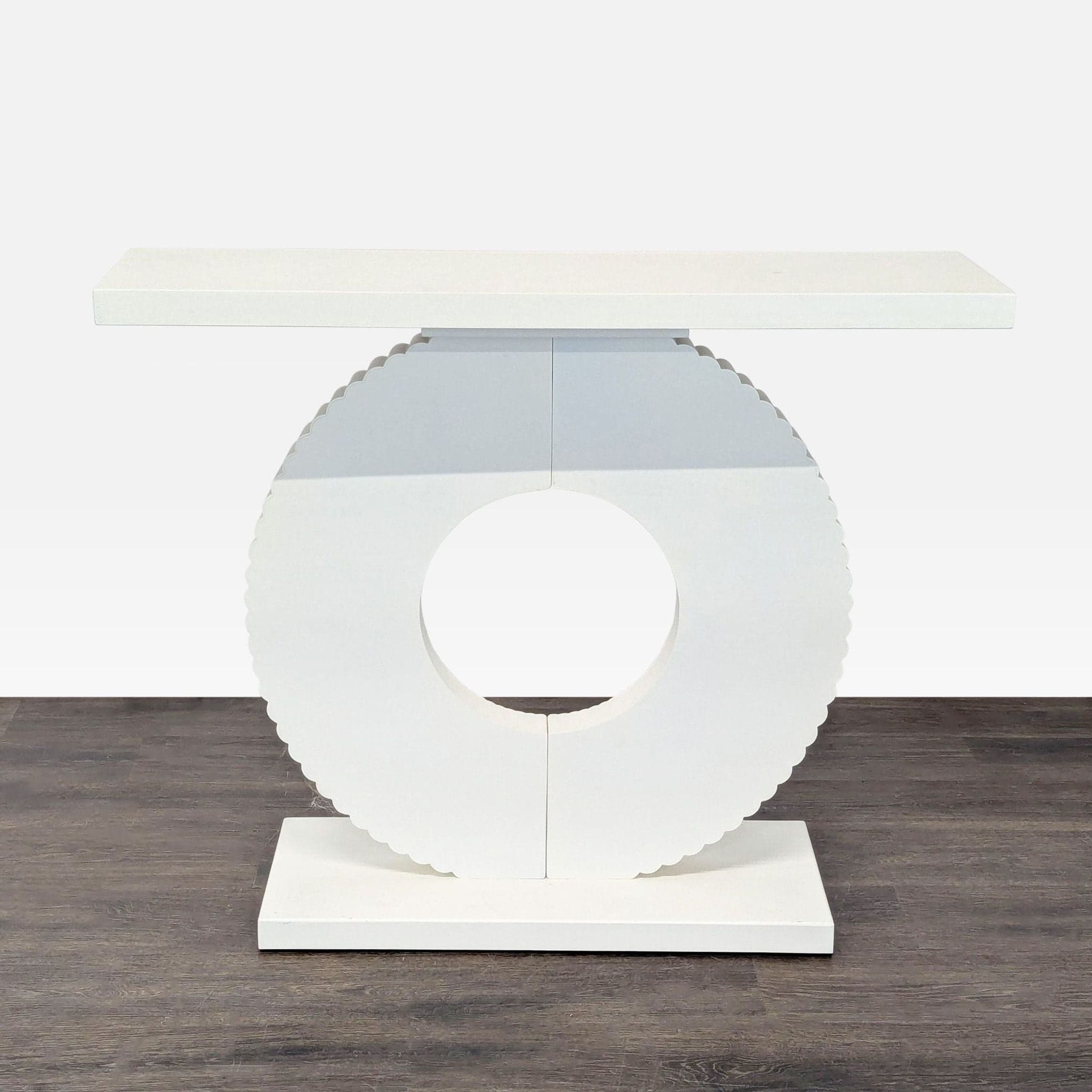 Tribesigns Modern Console with Geometric Base - Thumbnail 6