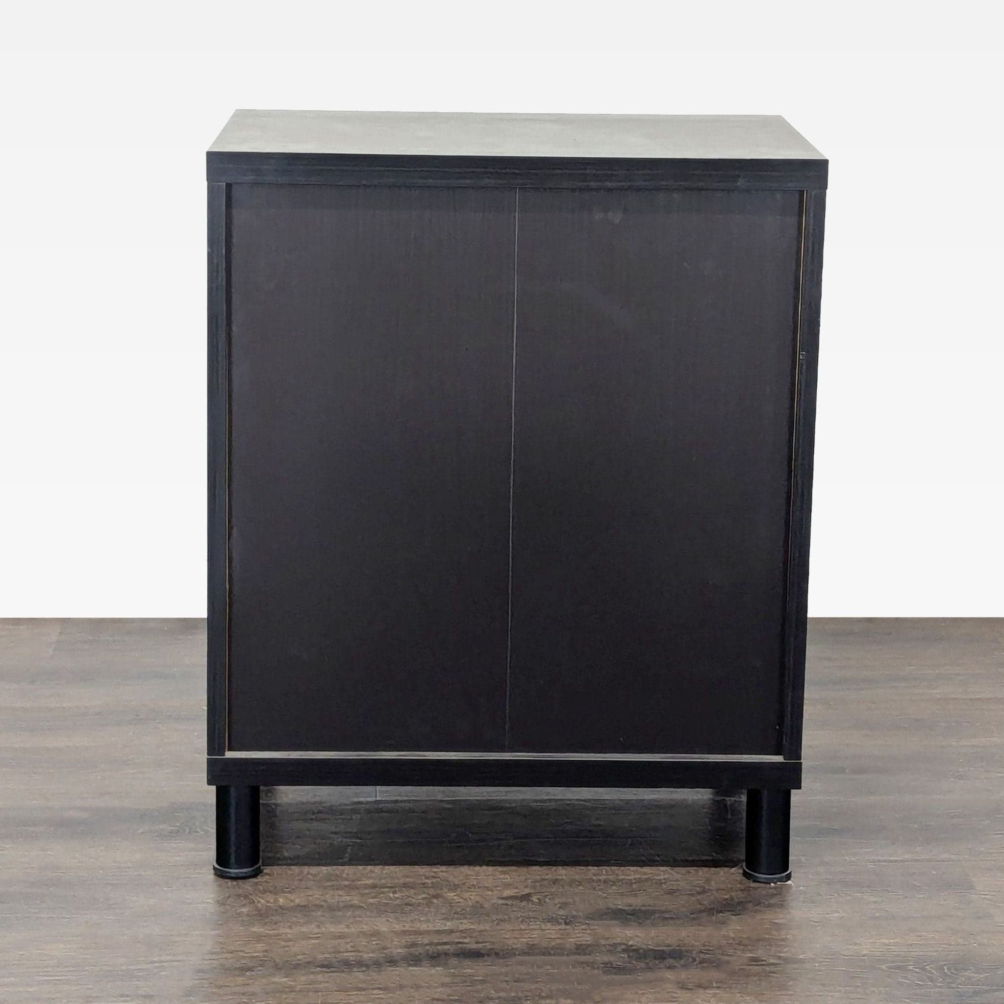 Three Shelf Nightstand with Cabinet Doors - Thumbnail 6