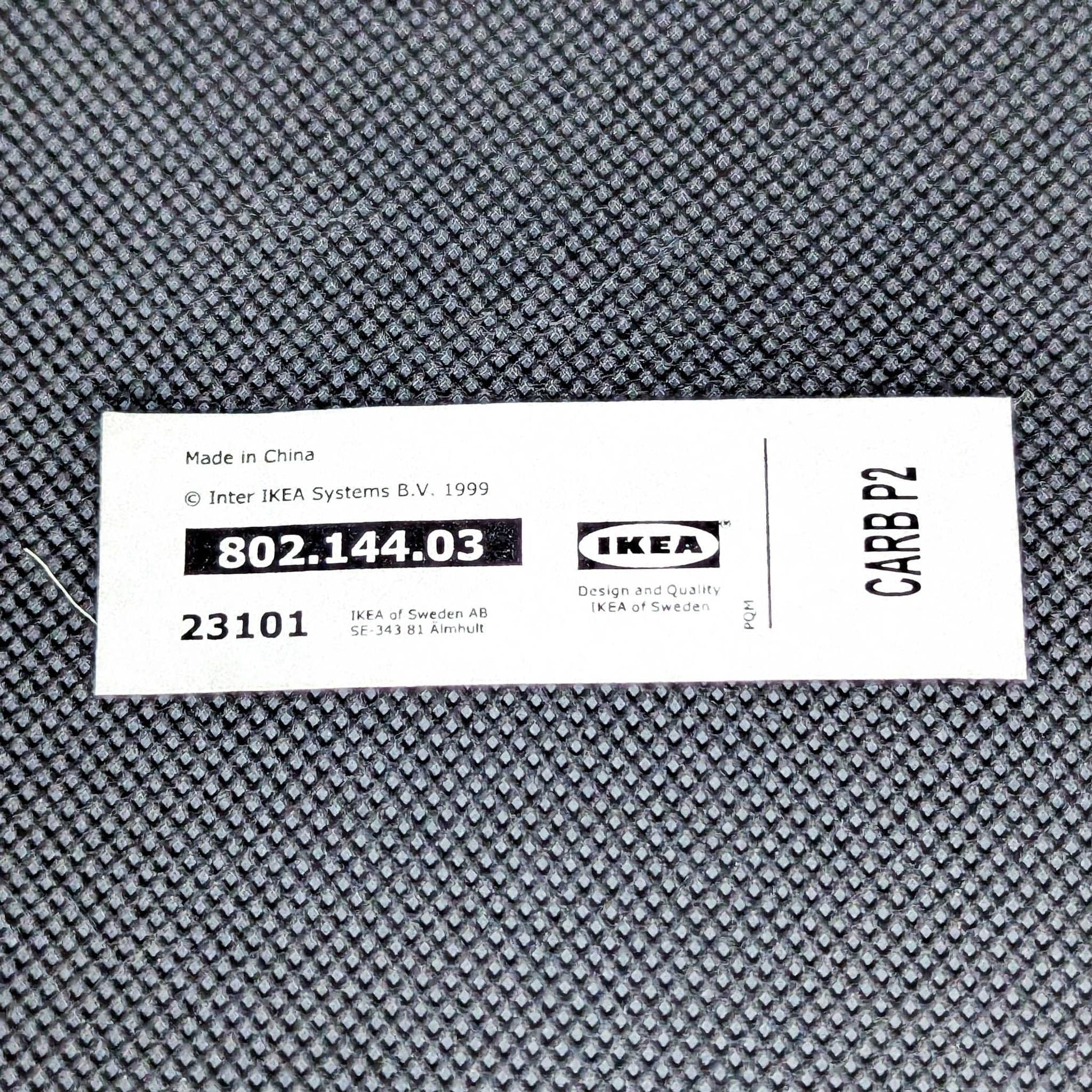 Ikea Lounge Chair with Metal Legs - Modern Gray Fabric - Thumbnail 8