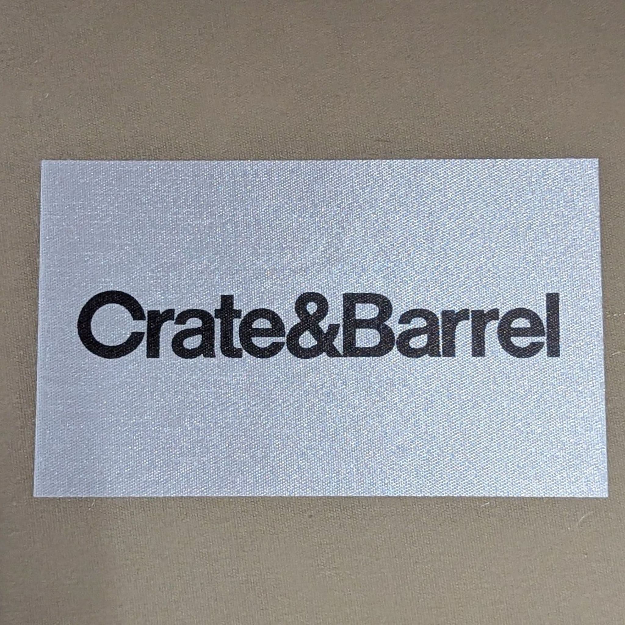 Crate & Barrel 3-Seat Modern Light Cream Sofa - Thumbnail 10