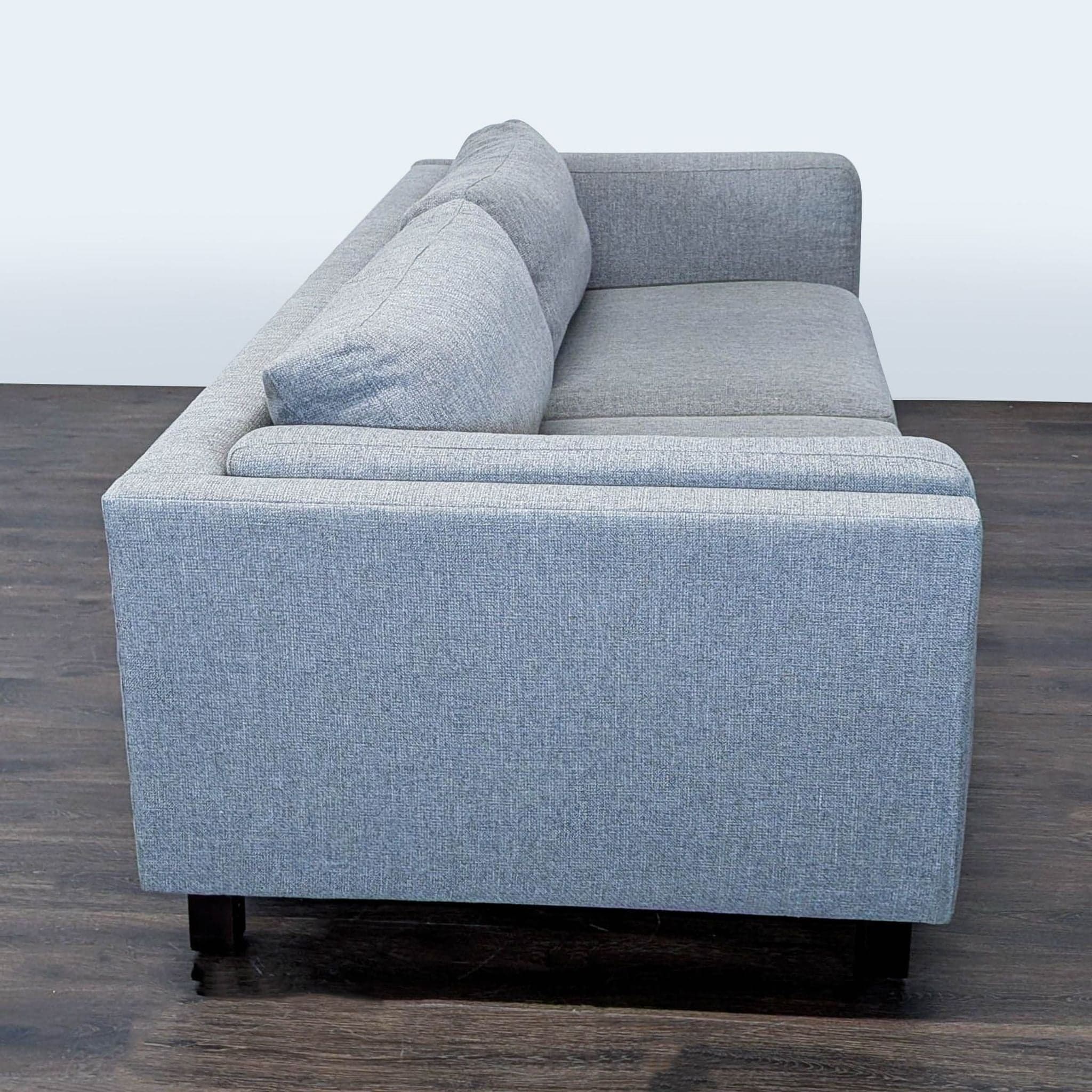 Room and Board Modern Gray 3-Seat Sofa - Thumbnail 3