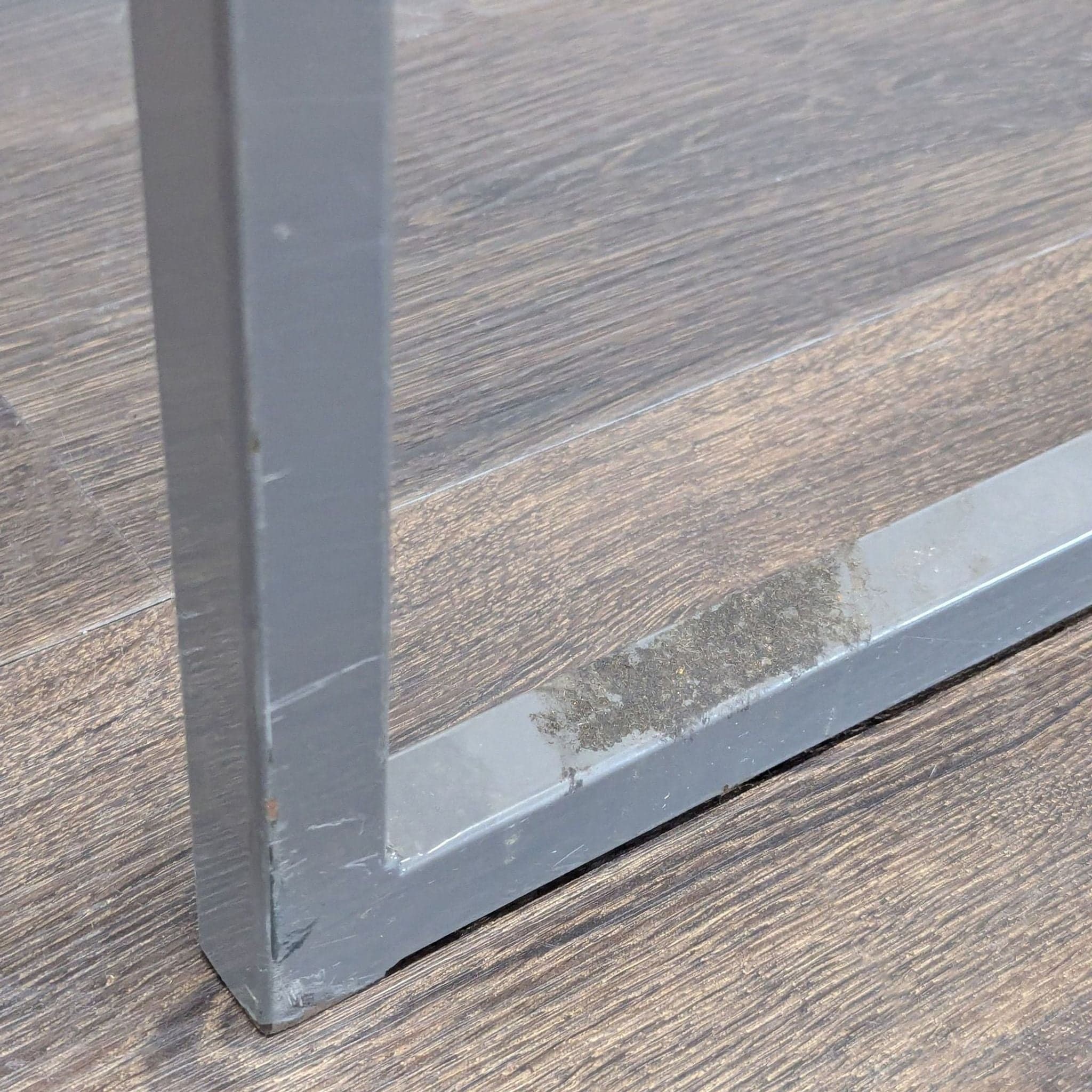 Ikea Bestå Modern Gray Desk with Metal Frame and Dual Drawers - Thumbnail 9