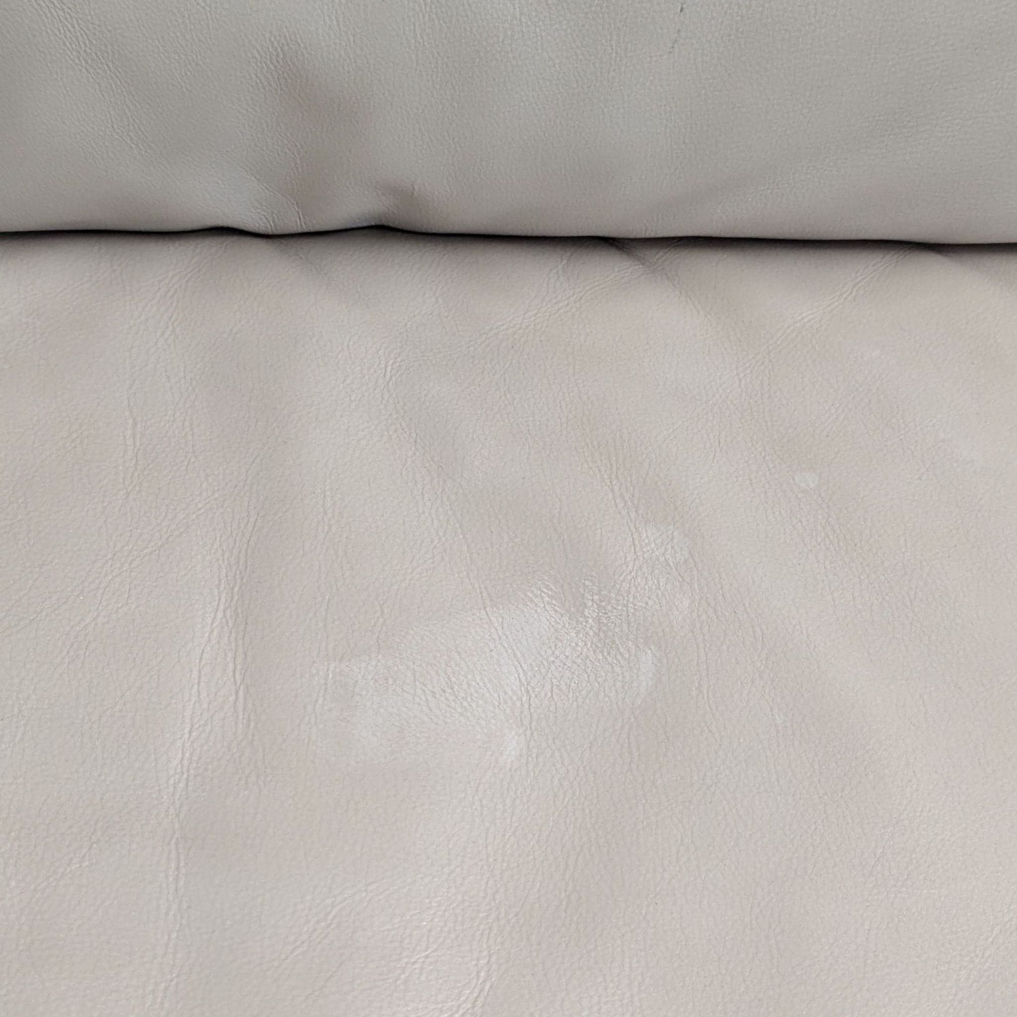 Italsofa 3-Seat Sofa in Beige Leather - Thumbnail 6