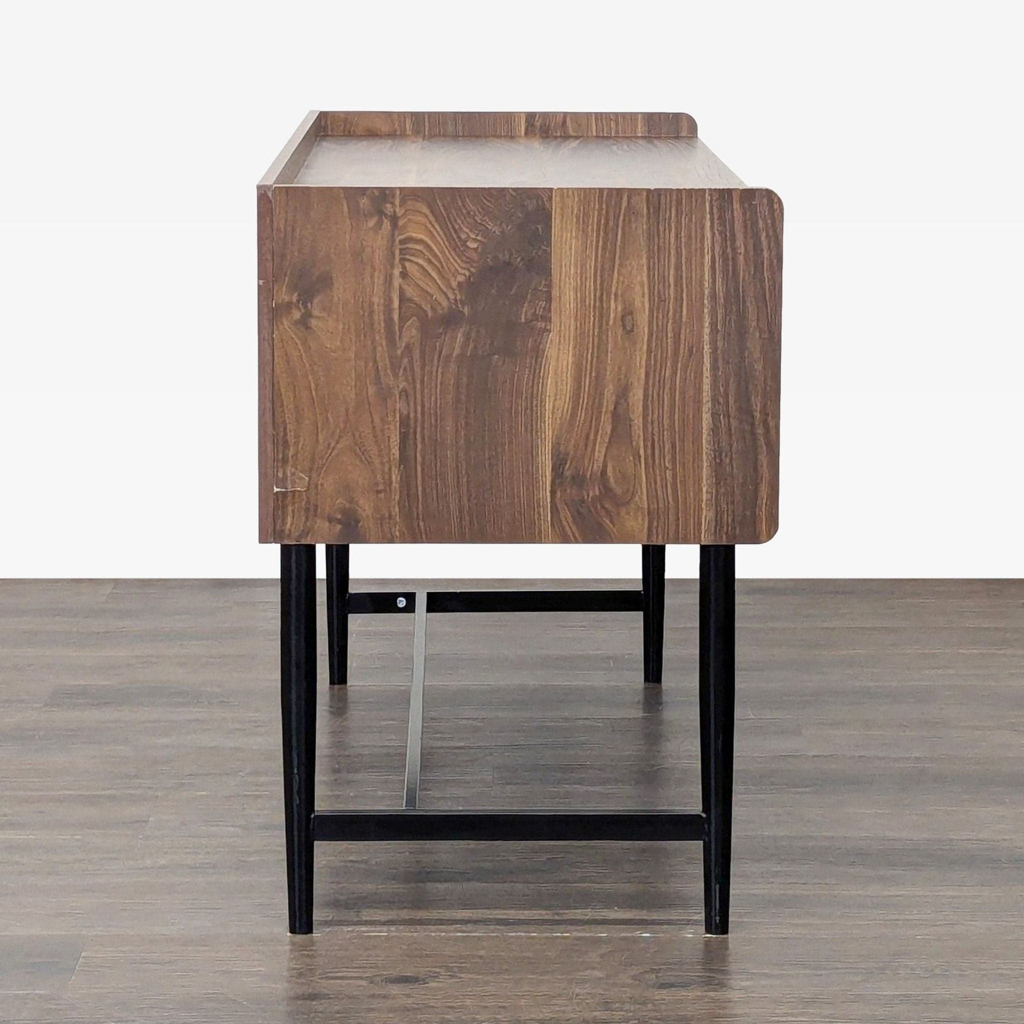 Sauder Modern Two-Tone Desk with Drawer and Cabinet Storage - Thumbnail 5