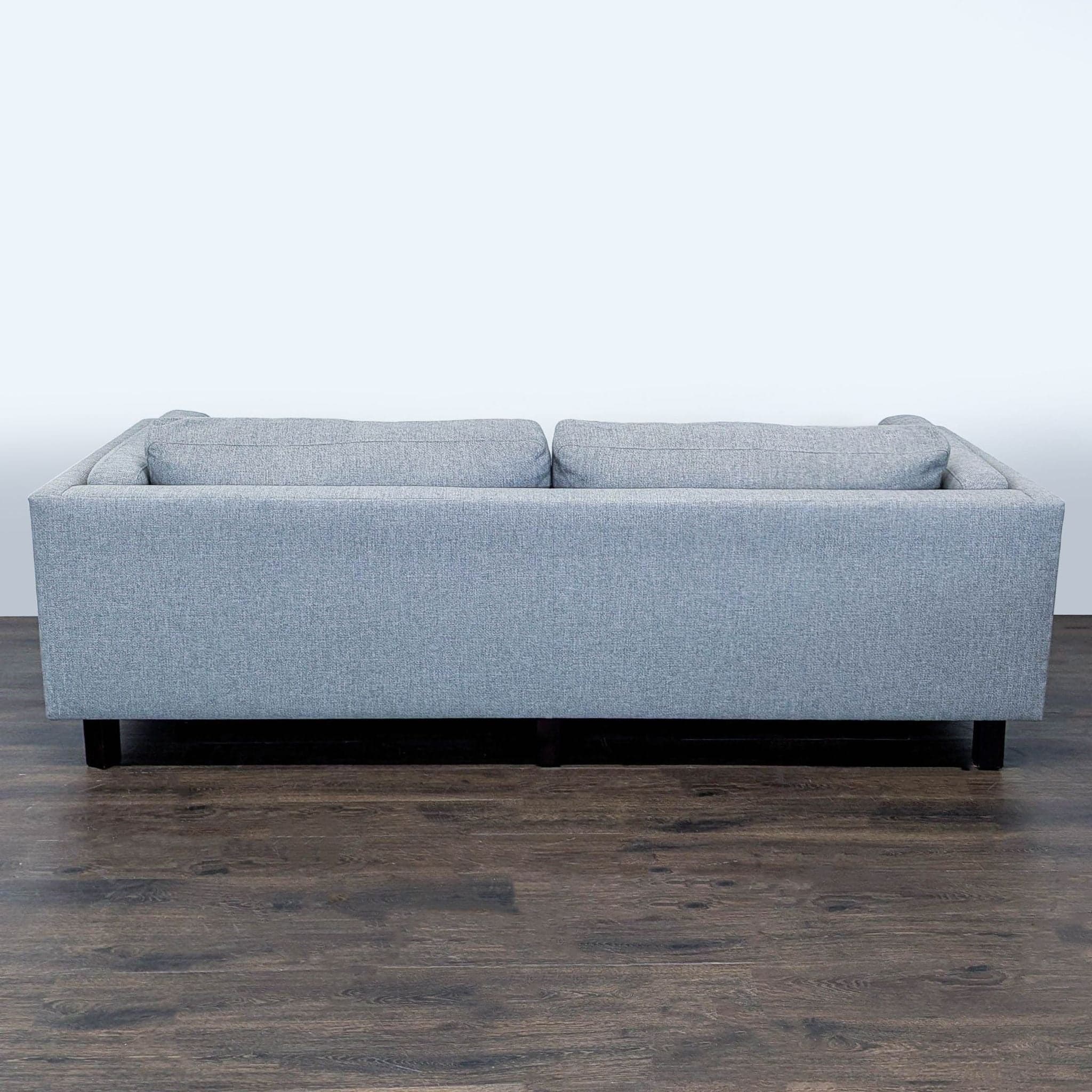 Room and Board Modern Gray 3-Seat Sofa - Thumbnail 4