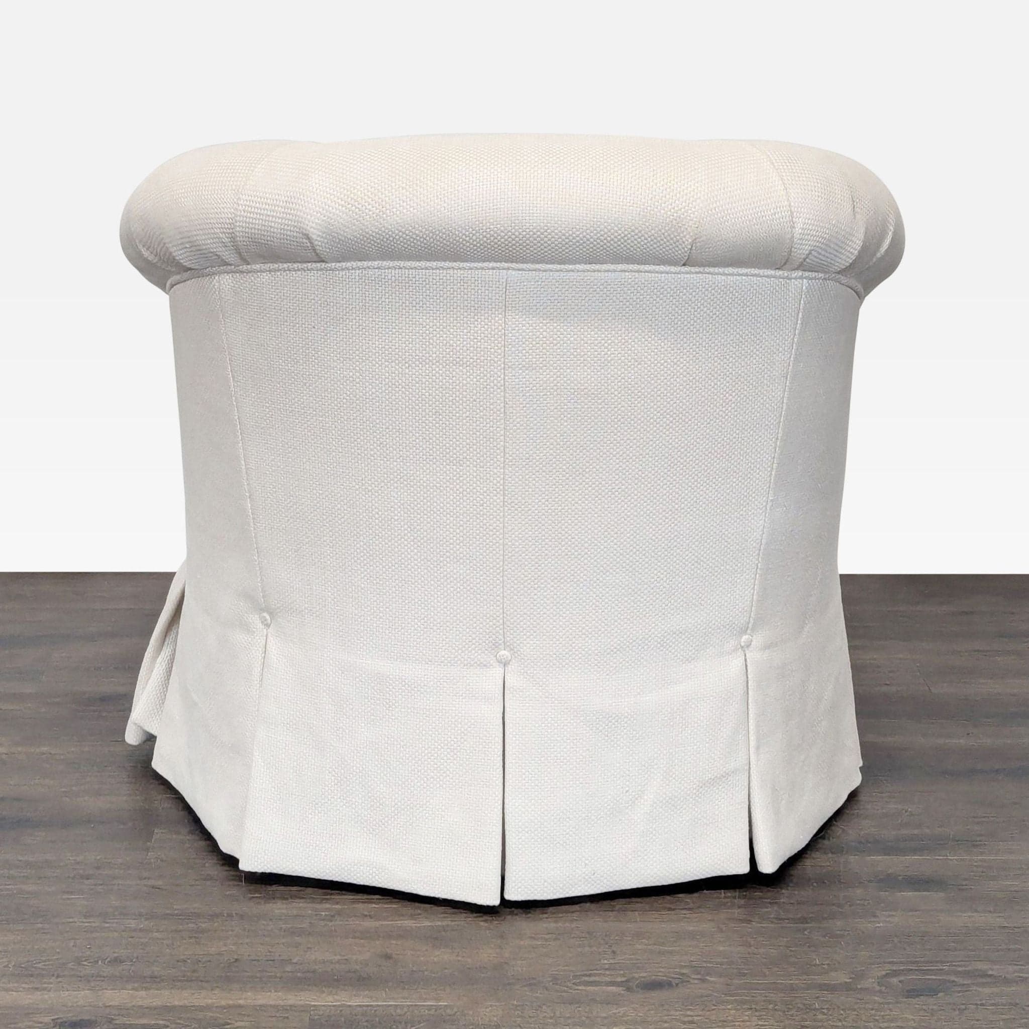 Marco San Francisco Swivel Lounge Chair with Tufted Back and Skirted Base - Thumbnail 8