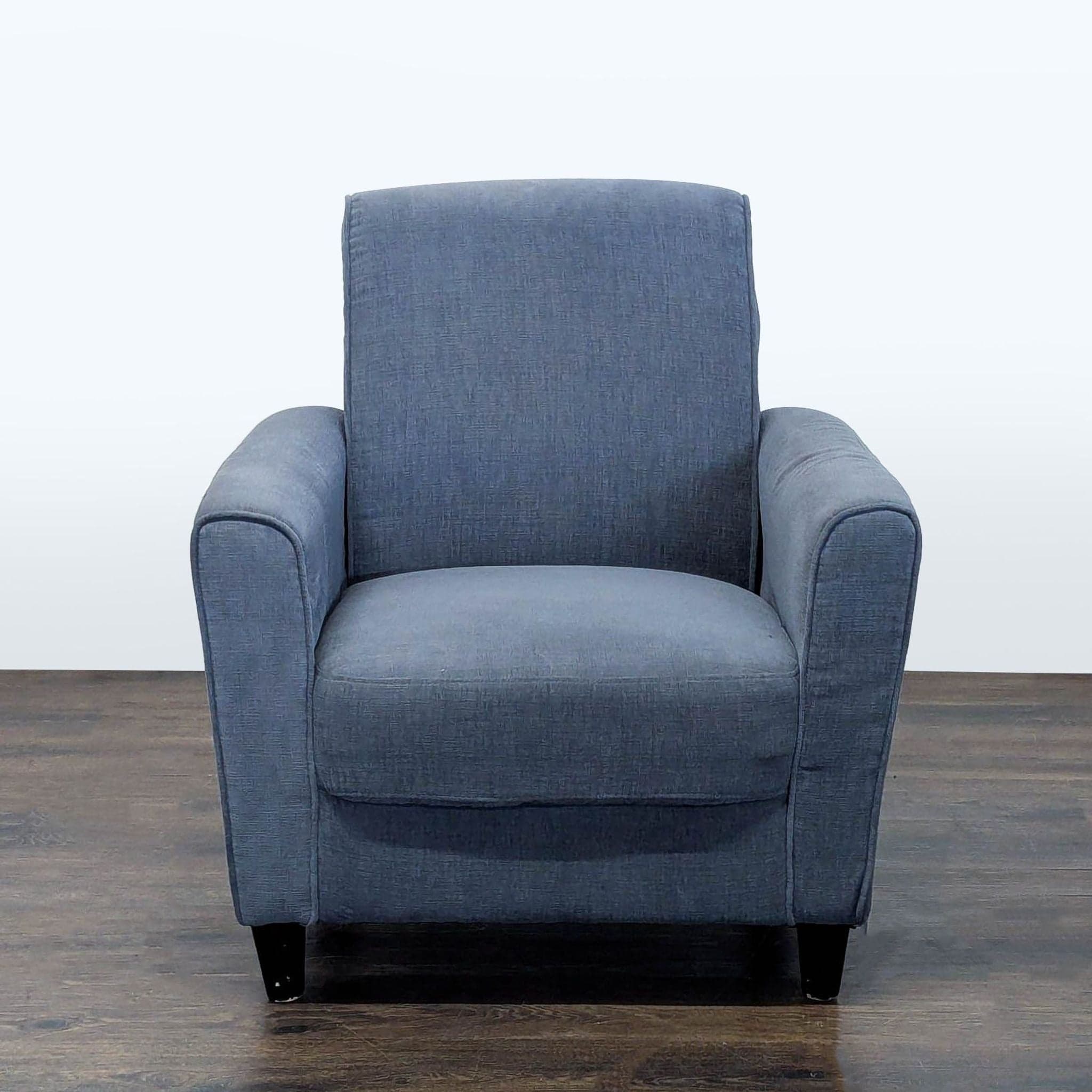 DH Modern Blue Fabric Lounge Chair – Comfortable and Stylish Armchair