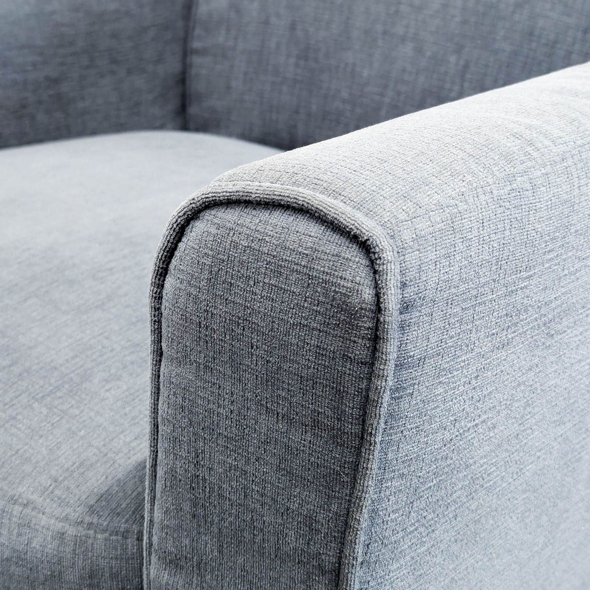 DH Modern Blue Fabric Lounge Chair – Comfortable and Stylish Armchair - Thumbnail 7