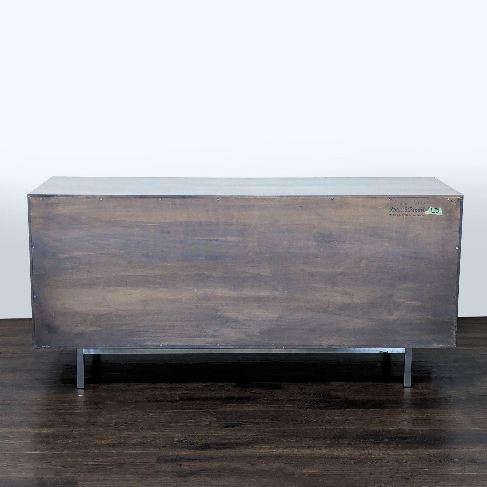Room & Board Modern 6-Drawer Wood Dresser with Metal Legs - Thumbnail 5