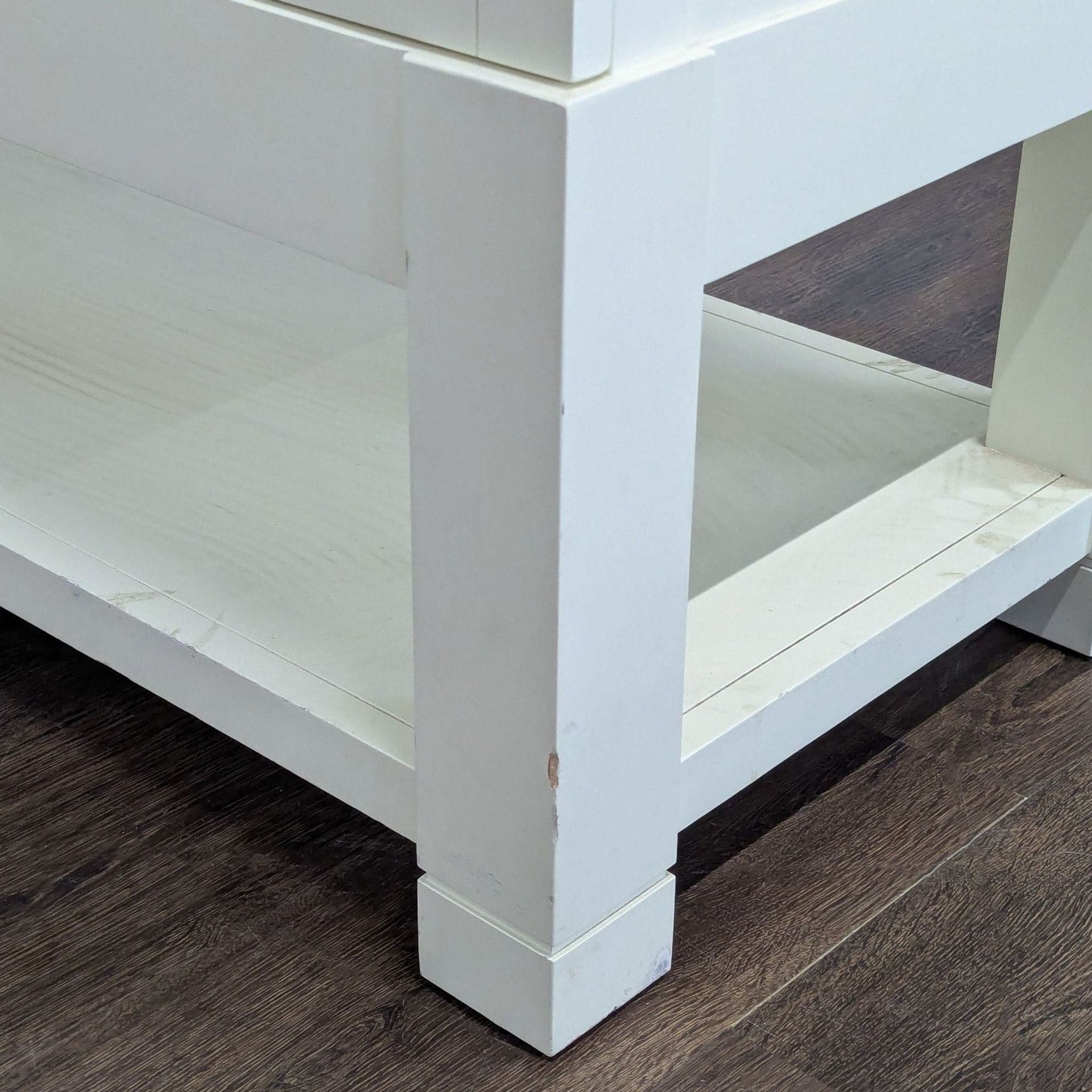 Two Drawer Storage Chest with Shelf - Thumbnail 6