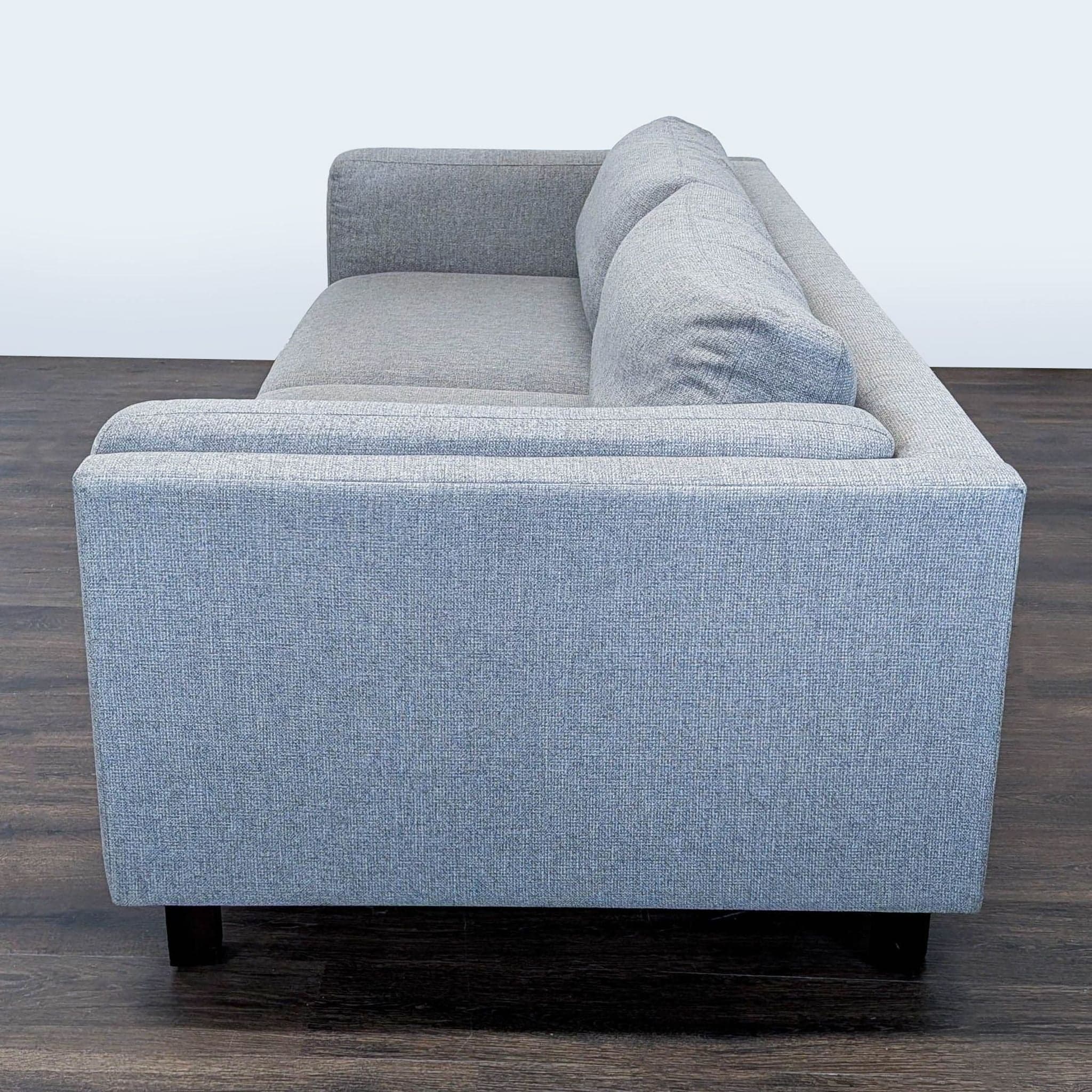 Room and Board Modern Gray 3-Seat Sofa - Thumbnail 5