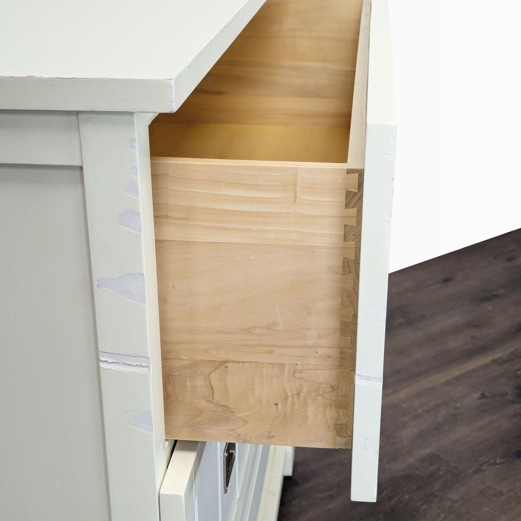 Two Drawer Storage Chest with Shelf - Thumbnail 4