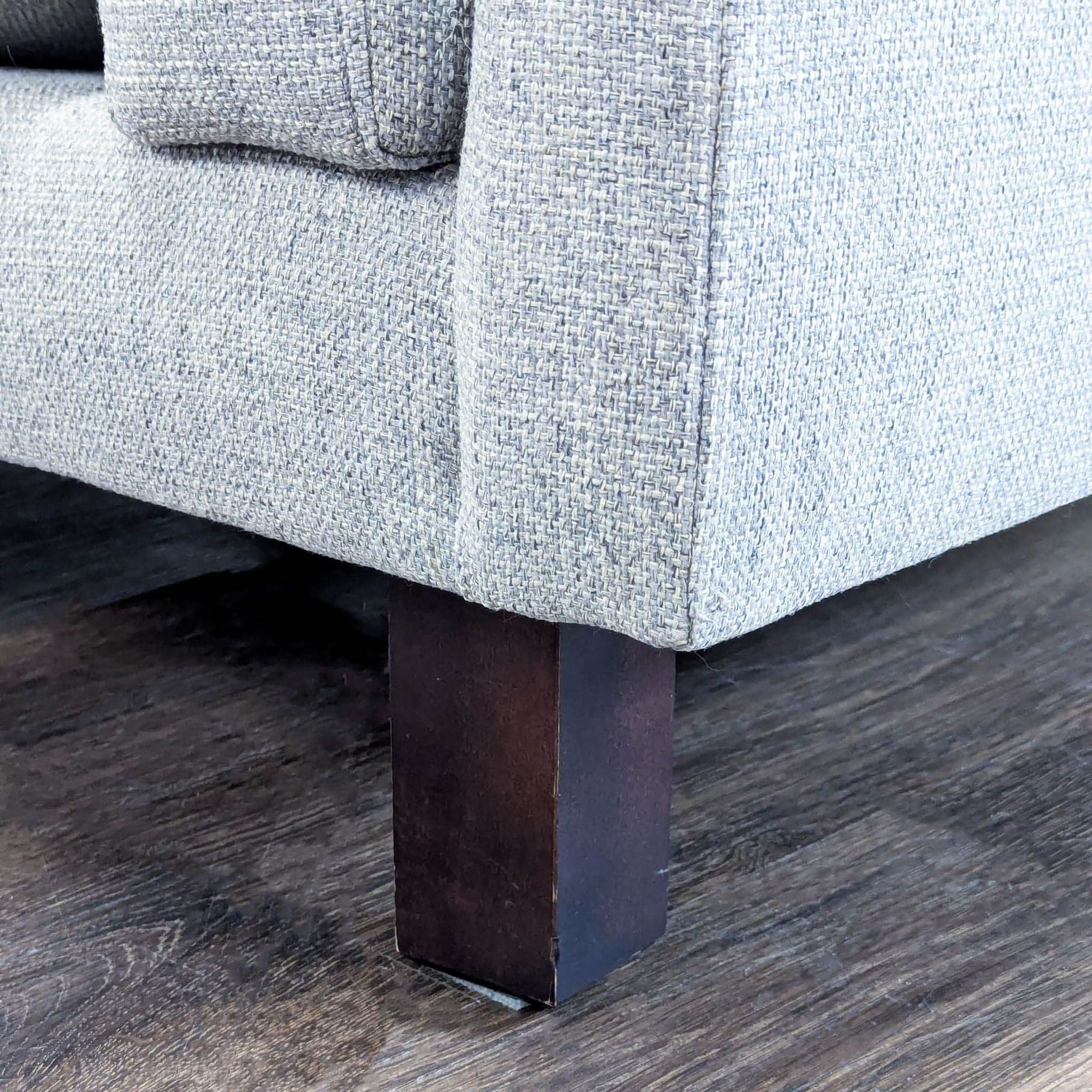 Room and Board Modern Gray 3-Seat Sofa - Thumbnail 7